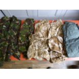 Military Surplus Including Extreme Cold Weather Trousers, DPP and DPM Shirts and Trousers