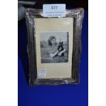 Hallmarked Sterling Silver Photo Frame - Birmingham 1926