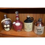 Vintage Pottery Whiskey Bottle etc.