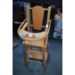 Child's Convertibles Pushalong Highchair