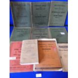 Nine WWII Military Manuals