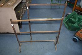 Two Oak Towel Rails