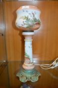 Decorative Painted Glass Lamp