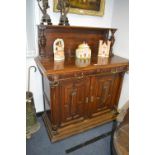 Victorian Carved Oak Buffet