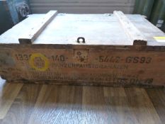 Wooden Panzerfaust Bomb Crate