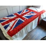 Large White Ensign Flag with WD Arrow dated 1983