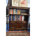 Edwardian Carved Oak Bookcase