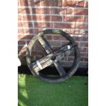 Wooden Barrel Wheel for Restoration