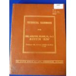 Technical Handbook for Austin A70 1954