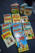 Quantity of Beano, Dandy, Topper, and Breezer Annuals