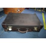 Vintage Leather Suitcase by Drew & Son