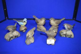 Seven Poole Bird Figures