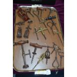 Twenty Assorted Vintage Corkscrews