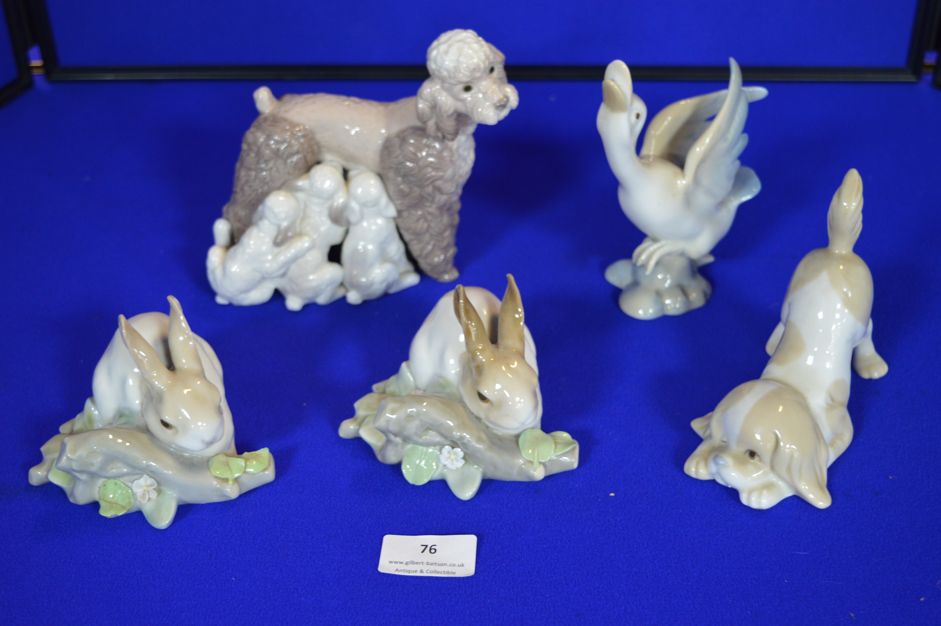 Lladro Rabbits, Poodles, etc.