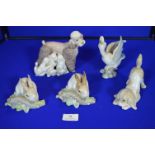 Lladro Rabbits, Poodles, etc.