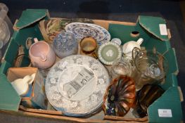 Assorted Pottery and Glassware