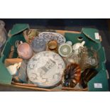 Assorted Pottery and Glassware