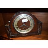 1930's Oak Mantel Clock