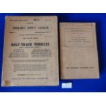 Half Track Vehicle Manuals 1942 and 1944