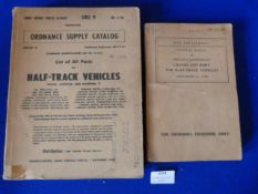 Half Track Vehicle Manuals 1942 and 1944