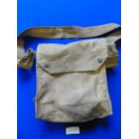 WWII British Gas Mask Bag with WD Arrow dated 194?