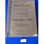 Supply Manual T26E3 Heavy Tank 1945