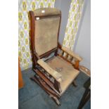 Antique Rocking Chair for Restoration