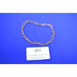 9k Gold Chain Bracelet ~4.5g
