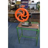 Victorian Hand Operated Bench Drill on Stand