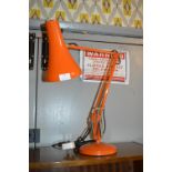 1970's Orange Anglepoise Desk Lamp