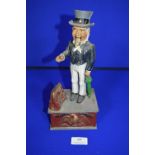 Reproduction Cast Iron Moneybox - Uncle Sam
