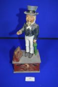 Reproduction Cast Iron Moneybox - Uncle Sam