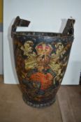 Georgian Leather Fire Brigade Bucket with Crest