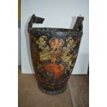 Georgian Leather Fire Brigade Bucket with Crest