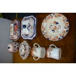 Assorted Victorian Pottery; Copeland Dish, Tureens, etc.