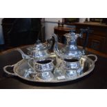Silver Plated Tea Service and Tray