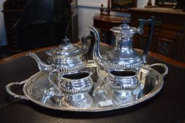 Silver Plated Tea Service and Tray