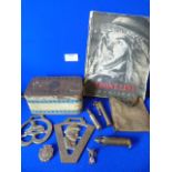 Mixed Lot Including Vichy Tin, Copy of Frontline, Trench Lighter, Ladies Nursing Association Badge..