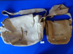 First Aid Shoulder Bag in a Webbing Shoulder Bag