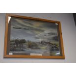 Framed WWII Aircraft Study by P.G. Rochester