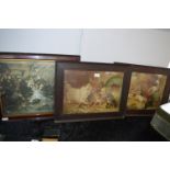 Three Framed Victorian Prints
