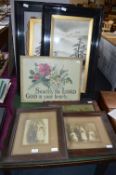 Framed Victorian Photographs and Prints