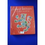 Great Britain Stamp Album and Contents