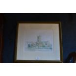 Signed Framed Tom Hardland Print - Jewel of the Crown, Hull Minster
