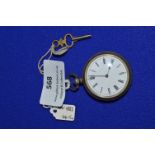 Silver Pocket Watch London 1883 ~44.5g gross