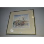 Signed Print "Saturday Market, Beverley" by Tom Harland