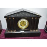 Black Slate Mantel Clock