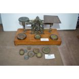 Victorian Postal Scales and Assorted Weights