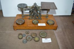 Victorian Postal Scales and Assorted Weights