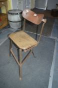 Metal Framed Industrial Chair